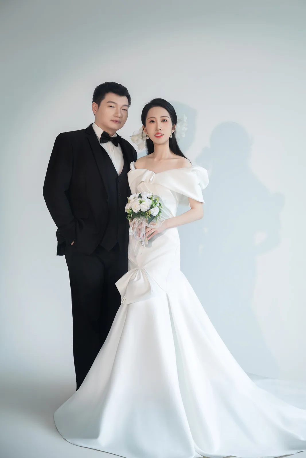 金勇男与汪琳婚纱照二